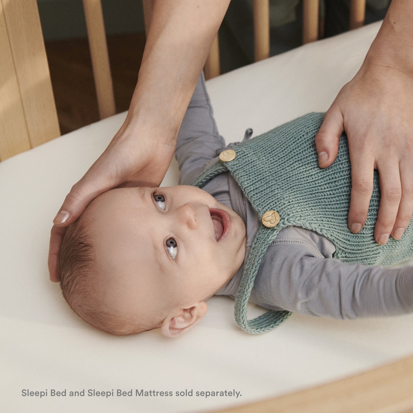 Stokke - Sleepi Bed Fitted Sheet Flower Ecru